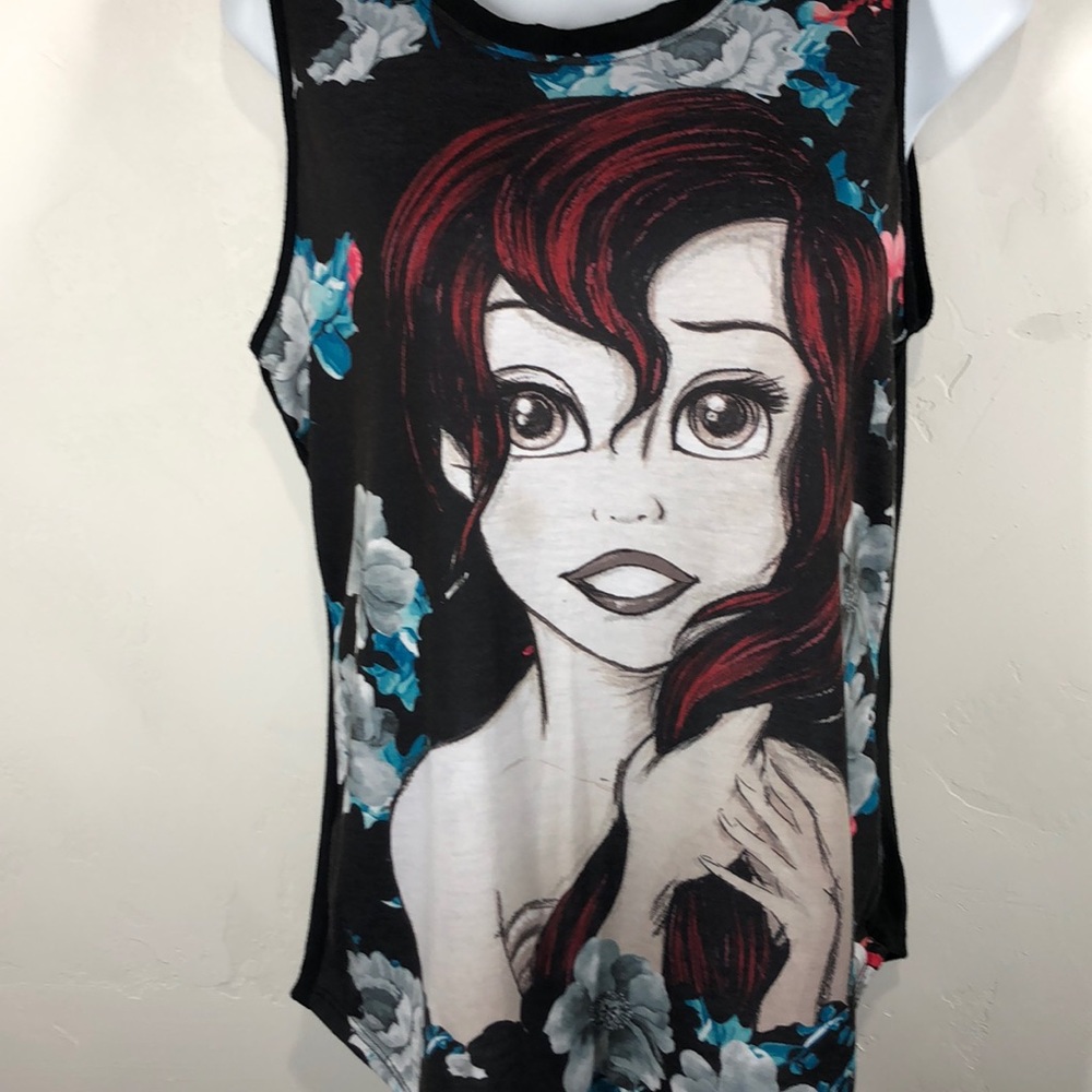 Disney Ariel Little Mermaid tank size small - Picture 2 of 5